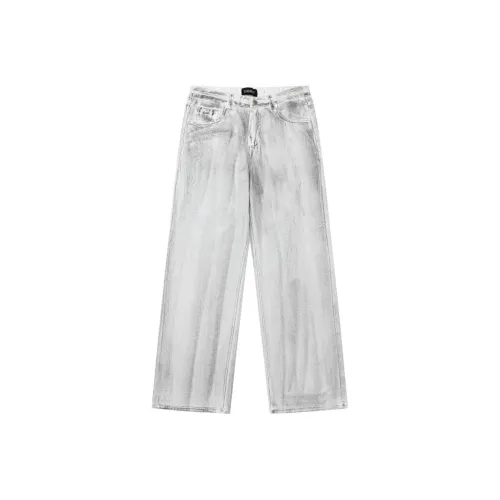 FRQ Белые Унисекс Джинсы