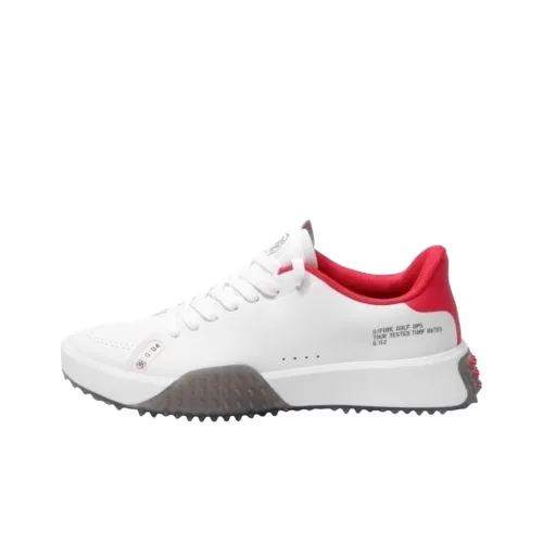 GFORE Водонепроницаемый и Износостойкий Низкий Топ Обувь для гольфа Мужская Белый Красный