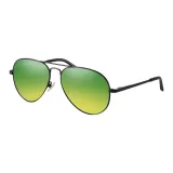 Темно-серая оправа с желтыми и зелеными линзами