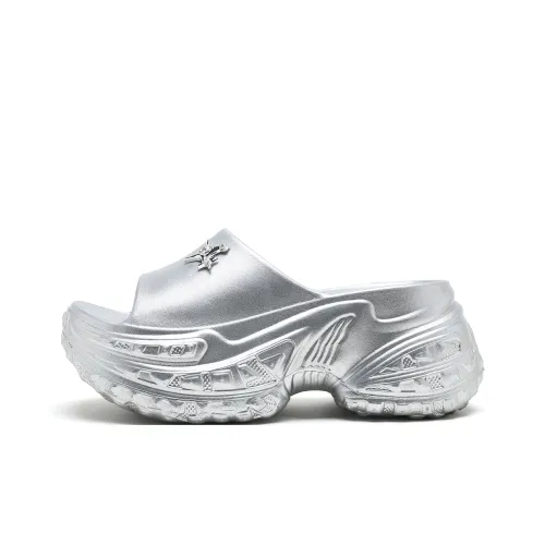 JEEP Слипоны Женские Серебряные