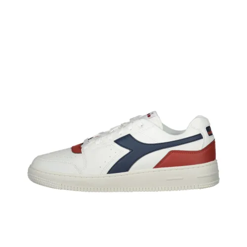 DIADORA JUMPER Slip-resistant Abrasion-resistant Low-top Skateboard Shoes Men's White DIADORA JUMPER Противоскользящие устойчивые к истиранию низкие топовые скейтбордические кроссовки мужские белые