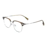 Холодный чайный коричневый | Серебряный-C09 & Защита от синего света, 0 диоптрий, линзы