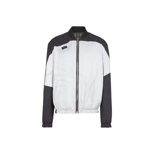 BALMAIN Куртки Пальто Мужской Черный Белый