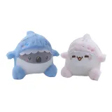 Парный вариант Мир Emoji Акула-Синий+Розовый