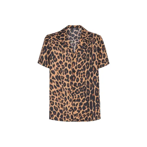 BALMAIN Коричневые Мужские Рубашки