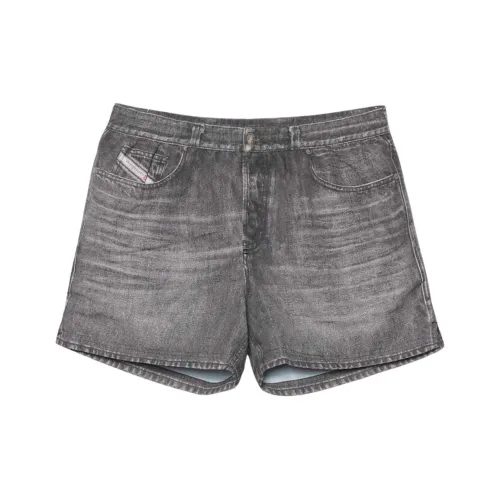 DIESEL Джинсовые шорты Мужские Светло-серые