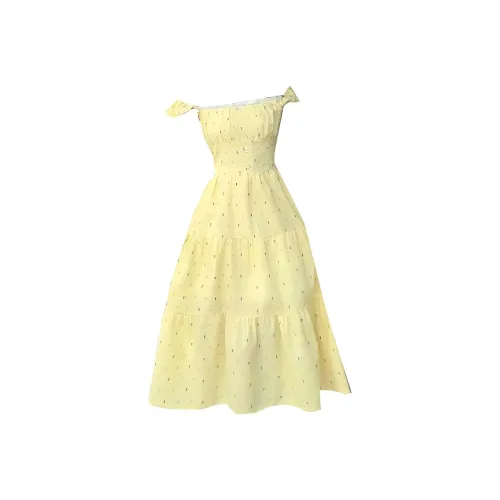 DOSOHEB Без рукавов Платье Женское