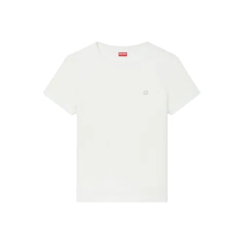 KENZO SS25 Стандартная T-рубашка Женская Белая