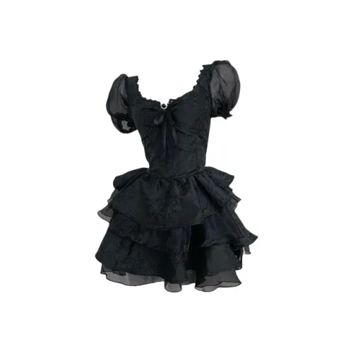 ZCDECO Короткое платье с короткими рукавами женское