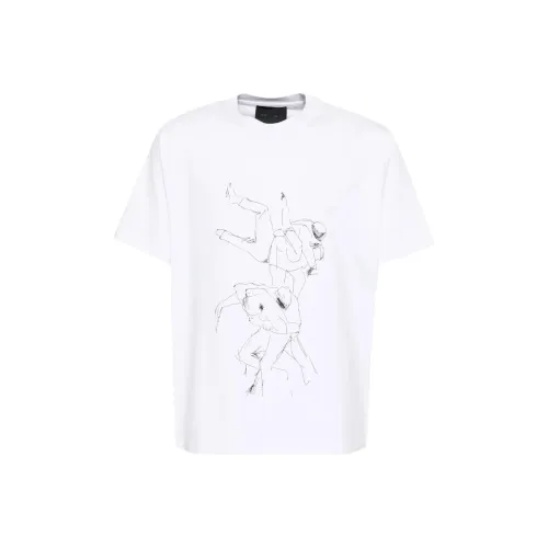 HELIOT EMIL Белая Мужская T-Рубашка