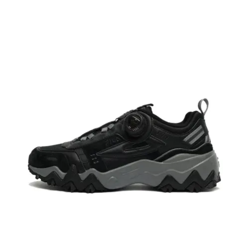 FILA Oakmont TR Dial v2 Устойчивые к истиранию Низкие Кроссовки для бега Унисекс Черные
