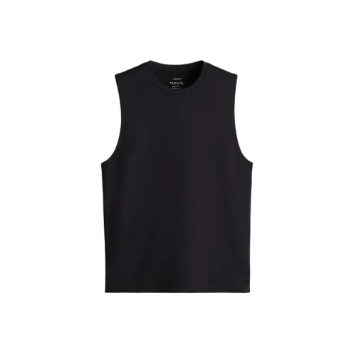 H&M Мужские майки черного цвета