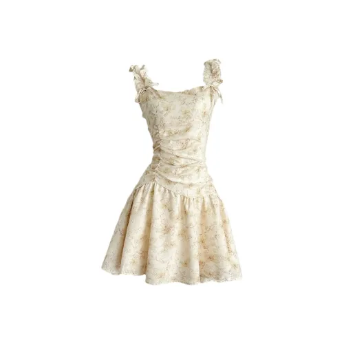 KYKW Светло-желтые Женские Слиплатья