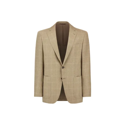 Canali Бизнес-костюм Куртка Мужская Бежевая