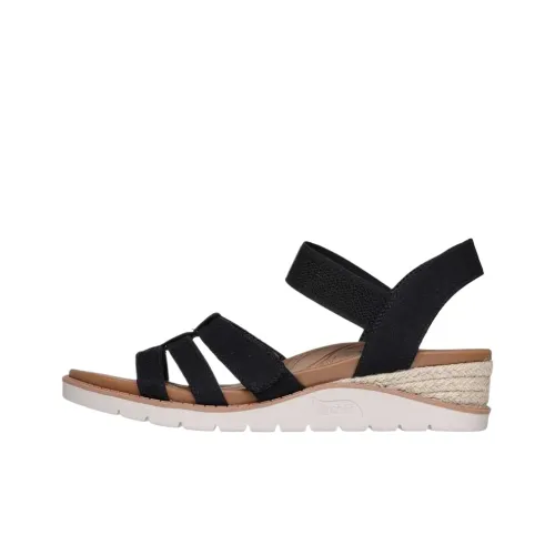 Skechers BOBS Arch Fit Beach Kiss Пляжные сандалии Женские Черный