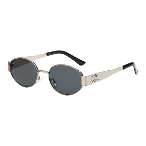 PRETTYALLUSION Сплав OVAL SUNGLASSES Женские