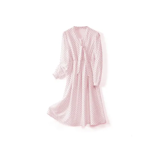 MJ STYLE Женские Платья с Длинным Рукавом