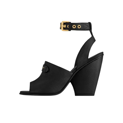 LOUIS VUITTON Trinity One Strap Sandals 10 см Женские Черные