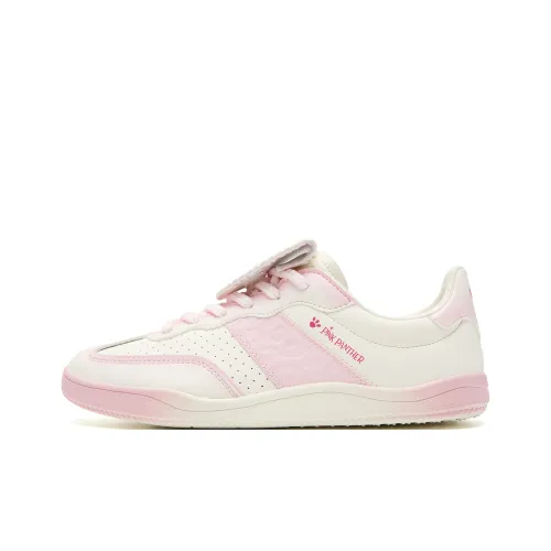PINK PANTHER x QIAODAN Балансированные Легкие Низкие Кроссовки для скейтбординга Женские Светлый Нефритовый Розовый