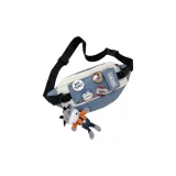 Синий с белым плюс значок подвеска