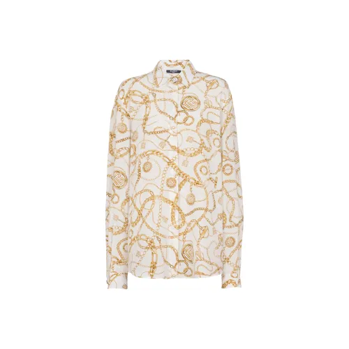 BALMAIN SS25 Рубашка Женская Золотая