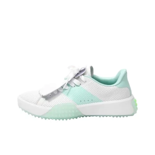 GFORE Slip Resistant Abrasion Resistant Водонепроницаемый Низкий Топ Обувь для гольфа Женская Белая Циановая