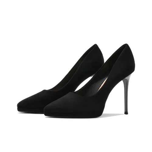 GOSO Узкий каблук Высокие каблуки Женские Черный