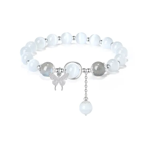 PUTUOSHANWENCHUANG Стекло Кошачий глаз Браслеты Унисекс