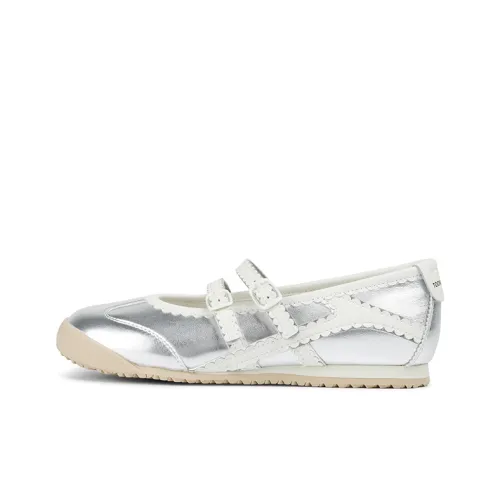 TOOMANYSHOES Туфли Мэри Джейн Серебряные Женские