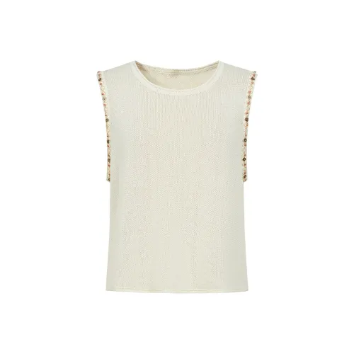 JZ. ANNAKRO Бежевый Женские Трикотаж