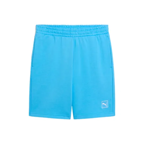 PUMA Essentials Elevated Повседневные шорты Мужские Светло-синие