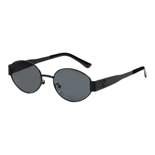PRETTYALLUSION Сплав OVAL SUNGLASSES Женские