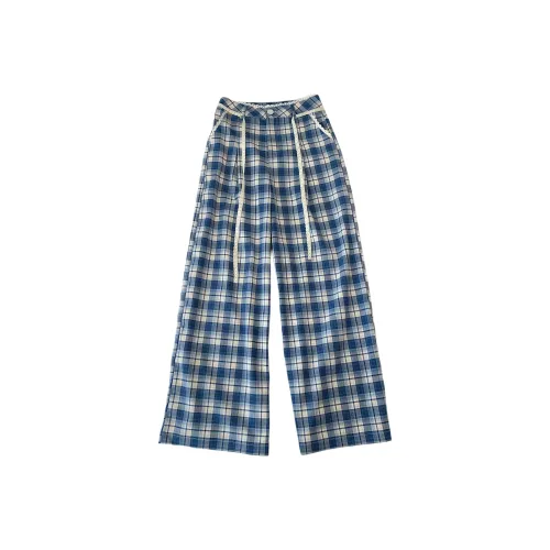 OUBO Синие Женские Повседневные Брюки