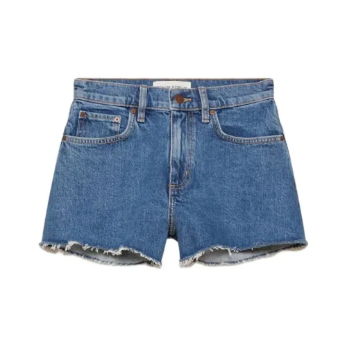 ARITZIA SS25 Denim Forum Jodie CURVE Fit Hi Step Stitch Mini Denim Short Women's