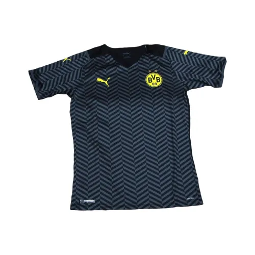 PUMA Borussia Dortmund Away Футбол Джерси Мужской Синий Черный