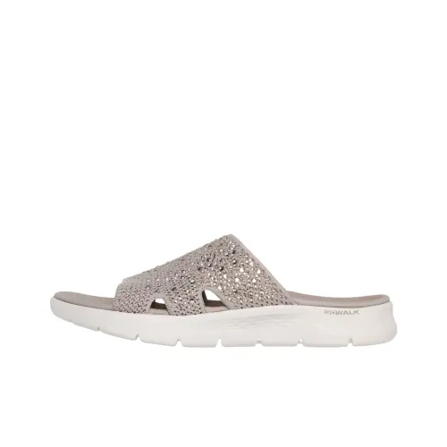 Skechers GO WALK Fle Слипоны Женские Тауповый