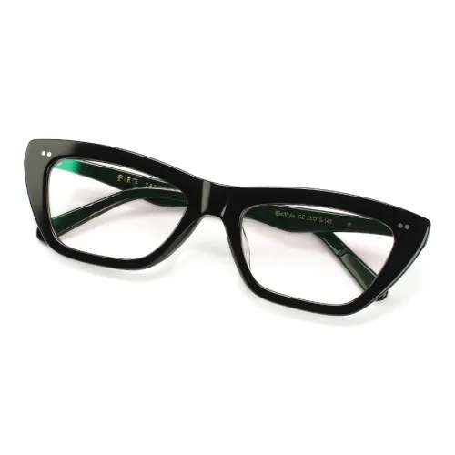 QINGZHIZUO Итальянская версия Пластина Квадрат Оправы для очков Унисекс Viola Фиолетовый Черный