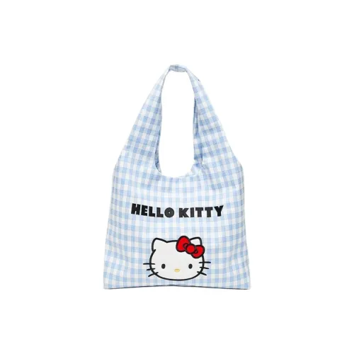 Three Blessings Sanrio Коллаборация Ткань Сумка Средний Женский Синий Белый