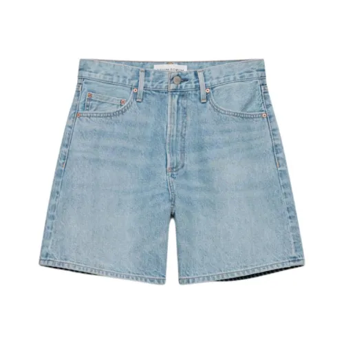 ARITZIA SS25 Деним FORUM 90s Vintage Hi Step Шов Baggy Деним Короткие Джинсовые Шорты Женские