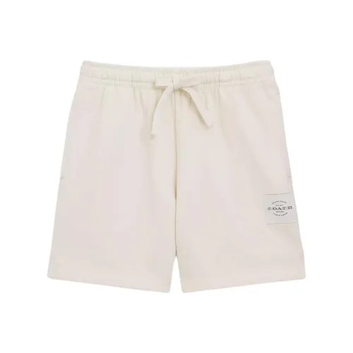COACH SS25 Повседневные шорты Женские Белые