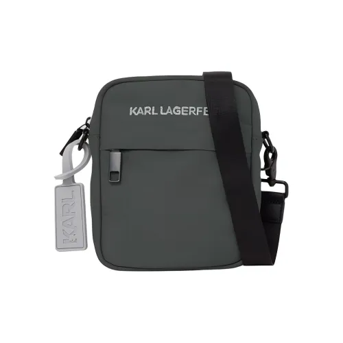 KARL LAGERFELD Полиэстер Сумка через плечо Мужская Зеленая