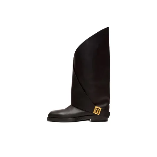 BALMAIN Twist высокие сапоги до колена мужские черные