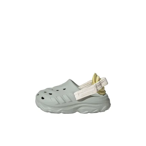 Adidas MAXXCLOG Износостойкий и Водонепроницаемый Низкий Топ Обувь для малышей Светло-серый Для младенцев и малышей