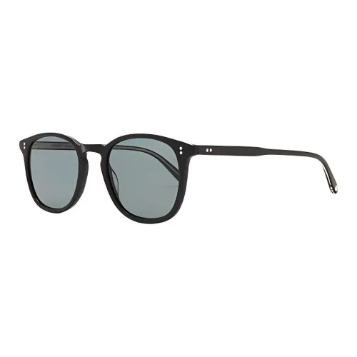 GARRETT LEIGHT Ацетилцеллюлоза OVAL SUNGLASSES Унисекс Черный