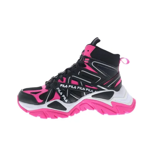 FILA ELECTROVE 2 HIGH Топ Повседневная обувь Женская Черный Розовый
