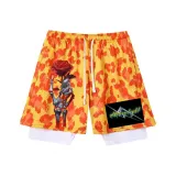 Желтый леопард-Когтик Розовый+Молния Буквенный знак