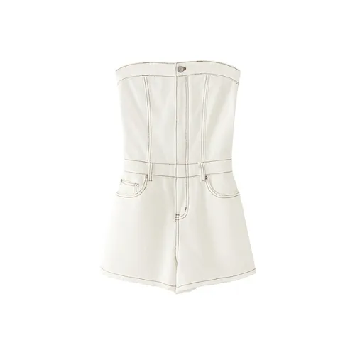 CHUU Промытый белый Женские джинсовые шорты