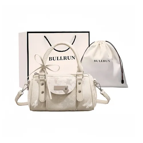 Bullrun ПУ (полиуретан) Сумка через плечо Сумка Обычная Женская Экрю
