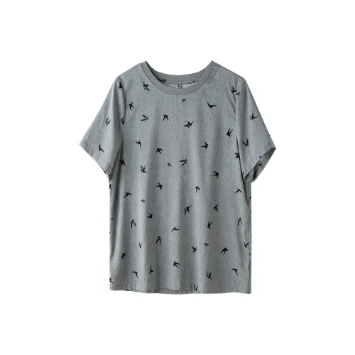 To the west Серые Женские Футболки