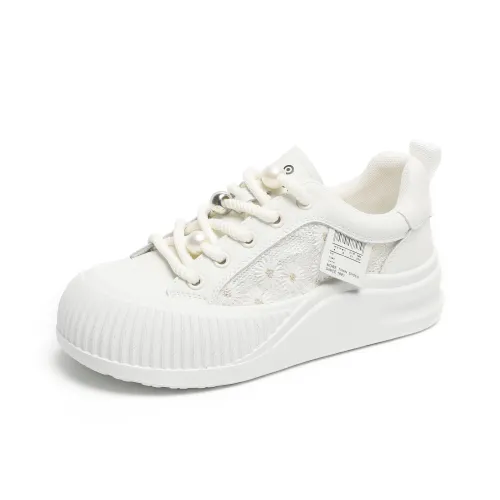 O.L Низкий Топ Casual Женский Белый